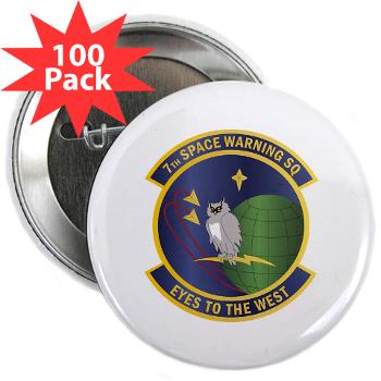 7SWS - M01 - 01 - 7th Space Warning Squadron - 2.25" Button (100 pack)